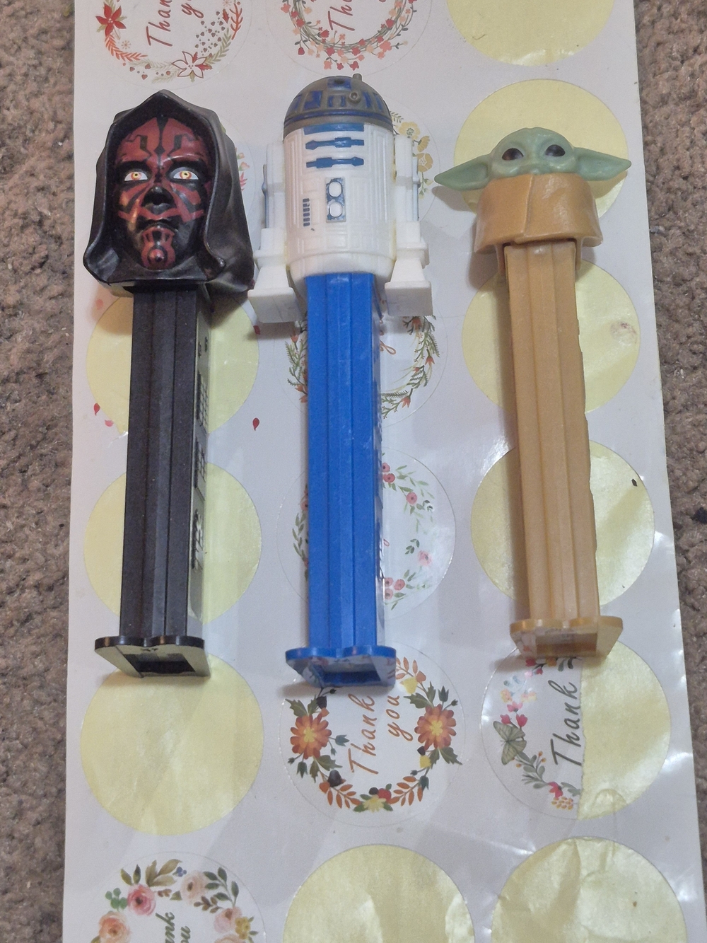 Star Wars Character PEZ Dispenser Trio - Black, Blue, Tan